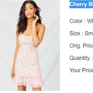 Cherry blossom mesh dress